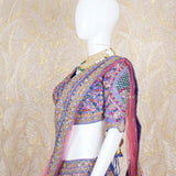 Sadhana Light Purple Rawsilk Lehenga Set