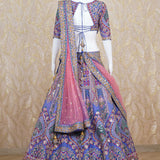 Sadhana Light Purple Rawsilk Lehenga Set