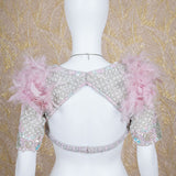 Aditi Grey Tulle Lehenga set