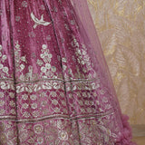 Noor Mauve Embroidered Gown