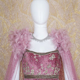 Noor Mauve Embroidered Gown