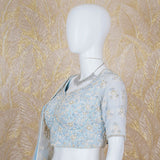 Ekiya Powder Blue Lucknowi Lehenga Set
