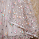 Iqra Dusty Pink Tulle Lehenga Set