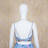 Hayat Sky Blue Organza Lehenga Set