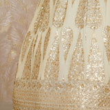Perkha Golden Embroidered Gown