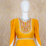 Zeenat Yellow Embellished Jumpsuit