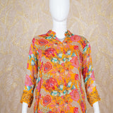 Ziona Yellow Printed Dress Set