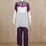 Ziona Purple Dress Set