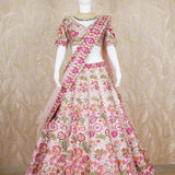 Kalima Baby Pink Lehenga Set