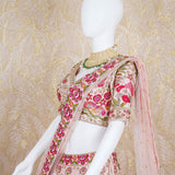 Kalima Baby Pink Lehenga Set