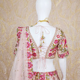 Kalima Baby Pink Lehenga Set
