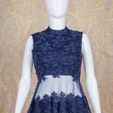 Nigaar Navy Blue Dress Set