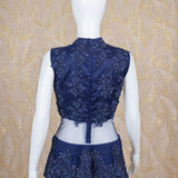 Nigaar Navy Blue Dress Set