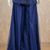 Nigaar Navy Blue Dress Set