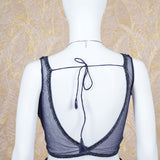 Erica Navy Blue Cape Set