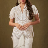 Moti Peplum Drape Set