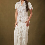 Moti Peplum Drape Set
