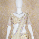 Ziva Lemon Yellow Tulle Lehenga Set