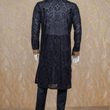 Amey Black Kurta Set