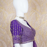 Vaani Purple Georgette Lehenga Set