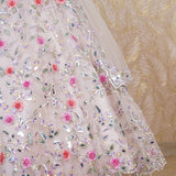 Oeshi Baby Pink Tulle Lehenga Set