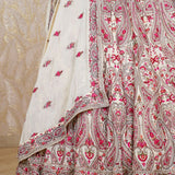 Karisha Cream Georgette Lehenga Set