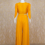 Zeenat Yellow Embellished Jumpsuit