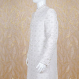 Oshin Ivory Embroidered Bandhgala Sherwani Set