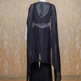 Erica Black Cape Set