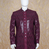 Isaac Wine Bandhgala Sherwani Set