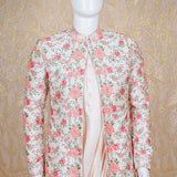 Gulhar Peach Embroidered Sherwani Set