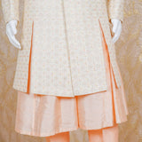 Anay Cream embroidered Sherwani Set