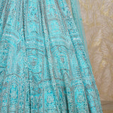 Zoey Powder Blue Tulle Lehenga Set