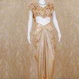 Sarah Golden Drape Skirt